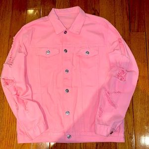 COPY - Pink Denim Jacket (NEW)